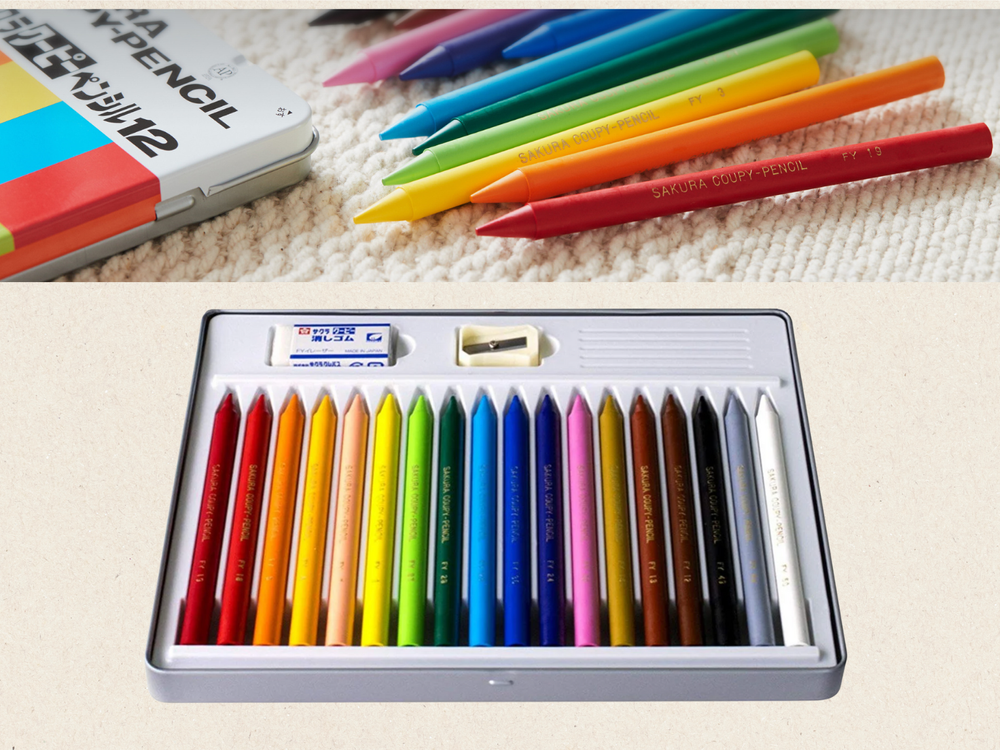 crayon品 Sakura Coupy Pencil - Tin of 18 — Libraries and Archives Paper Company